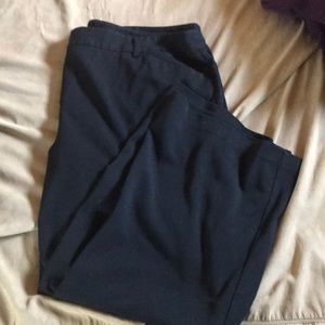 Wide leg dress slacks